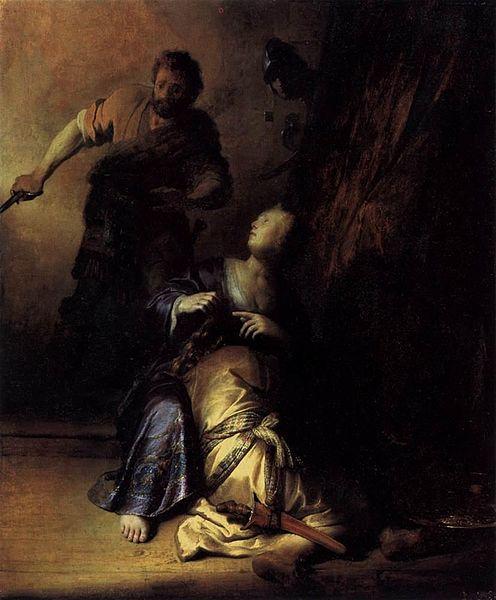 Rembrandt Peale Samson and Delilah Sweden oil painting art